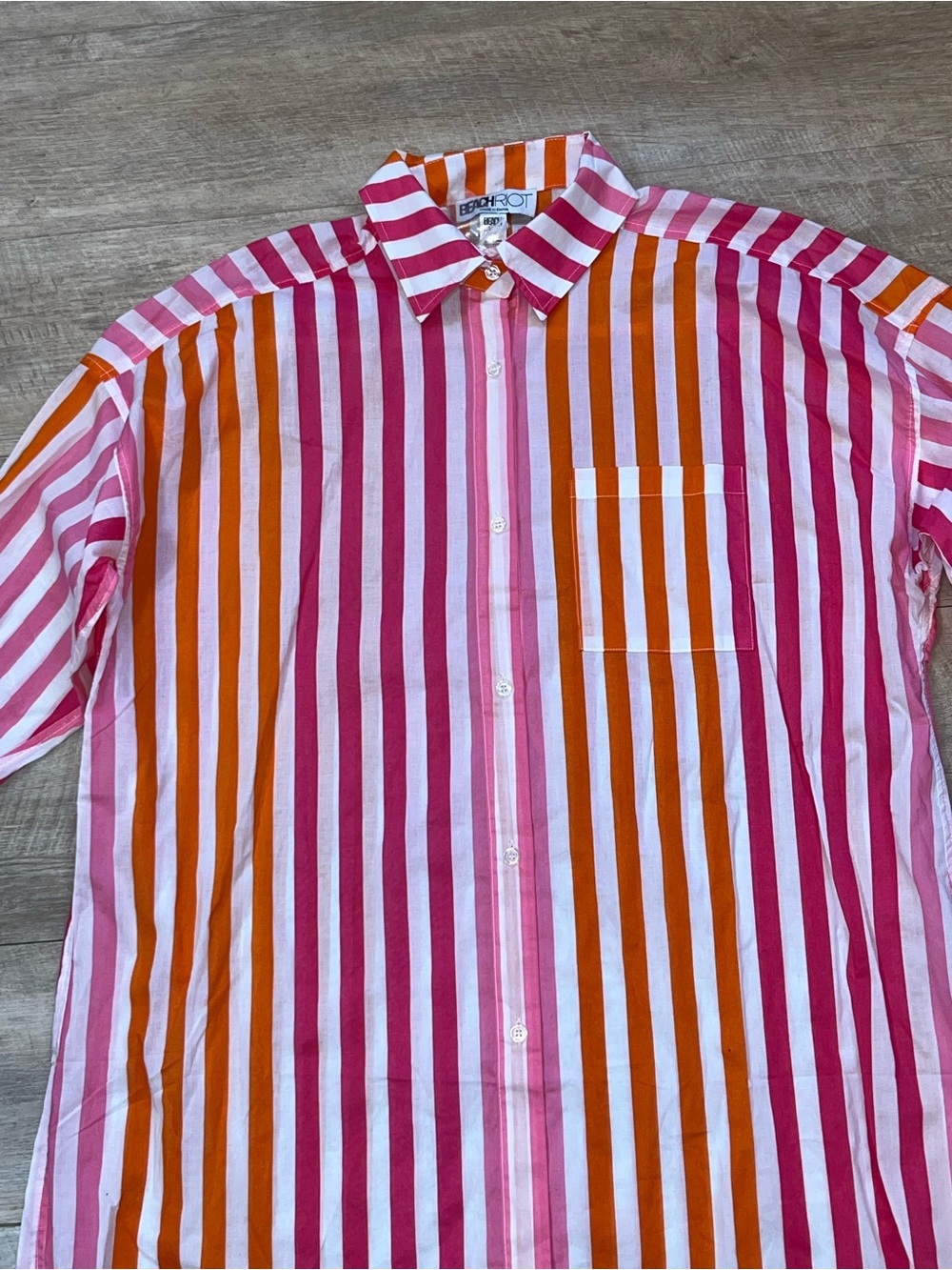 NWOT Beach Riot Women’s Alexa Cotton Front Button Shirt Size L/XL - Picture 5 of 9